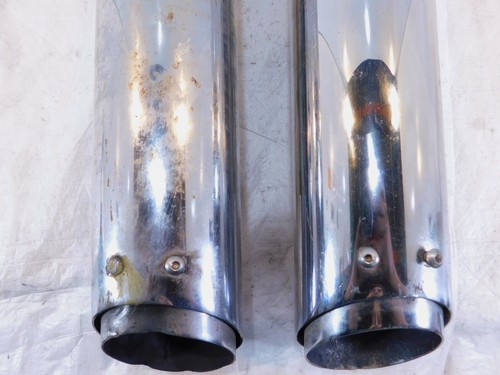 Harley Davidson Road King & Electra Glide Vance &Hines Slip On Exhaust Mufflers - Picture 3 of 21