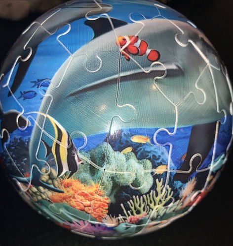 Puzzle 3-D Ocean Puzzle, Fine Motor - Dolphins, Fish Sharks - Cool Puzzle - Picture 2 of 4