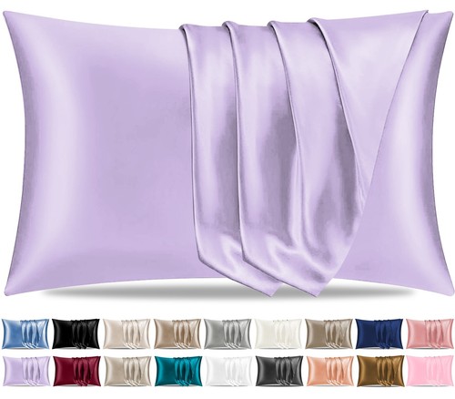 4er Pack Premium Zen Satin Seide Kissenbezüge für Haar & Haut Luxus Kissenbezüge - Bild 67 von 160