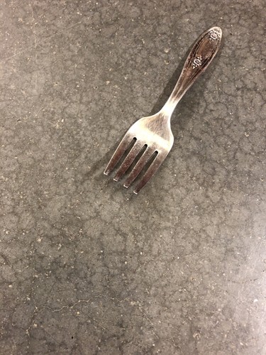 "Tenedor de bebé Oneida plateado Belford 4""" - Imagen 8 de 8