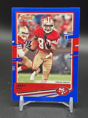 2020 Panini Donruss - Press Proof Blue #18 Jerry Rice