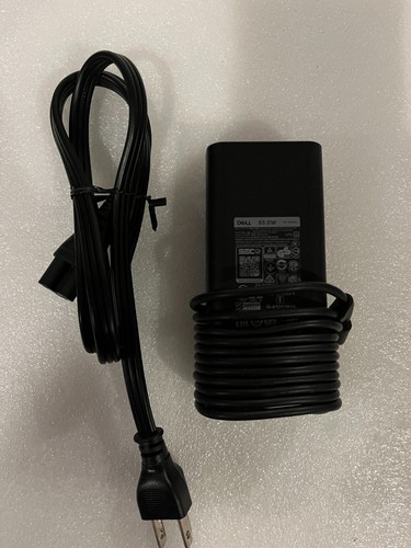 Dell 65W USB-C AC Adapter for Dell Latitude, XPS, Inspiron, Chromebook Laptops - Picture 2 of 3