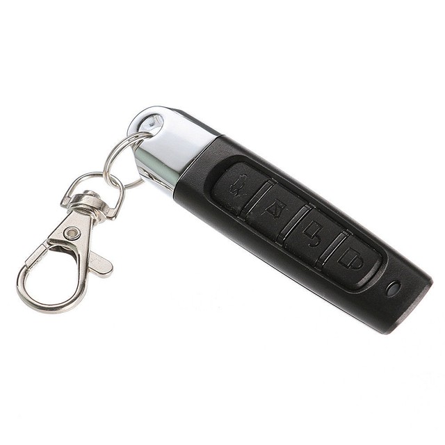 2pcs Electric Cloning Clone Garage Door Opener Remote Control Fob 433mhz Car Alarm Garage Door Remote Control Duplicator Clone Roll Code Scanner