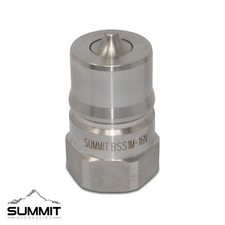 1″ NPT ISO 7241-B Stainless Steel Quick Disconnect Hydraulic Male Coupler