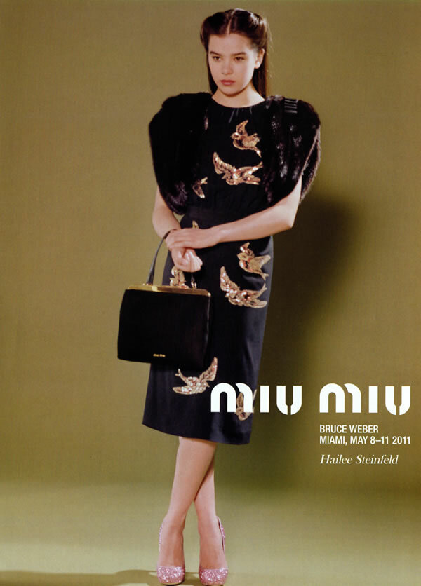 miumiu 2011秋冬 Lookbook ブルース・ウェーバー 2011 Miu Miu Bruce Weber Hailee Steinfeld fashion 7-page