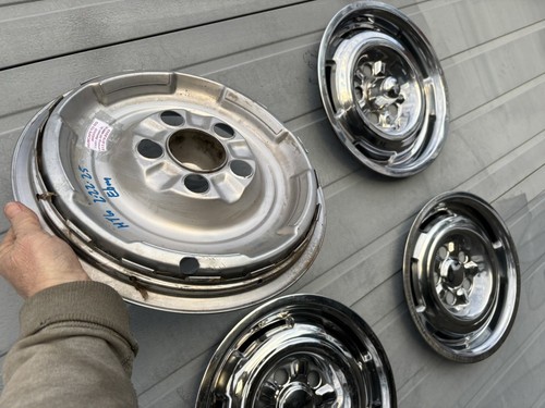 1964-67 Mercury 14” Comet Cyclone Marauder XR XT Falcon Set 4Hubcaps Front/ Rear - Picture 11 of 13