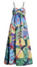 FARM Rio Tropical Scenario cotton maxi dress Size - L