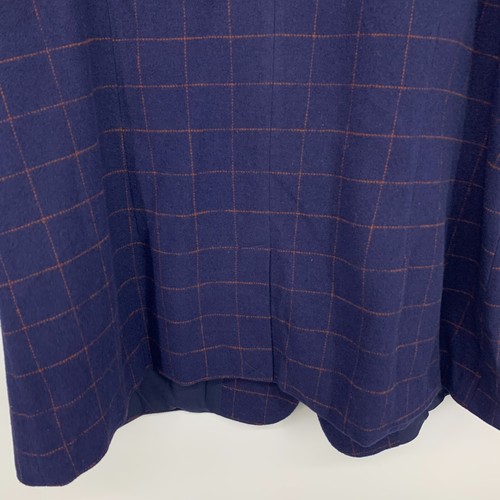 Future Collective Reese Blutstein Blazer Damen 2X blau kariert kariert Knopf Neu mit Etikett - Bild 10 von 11