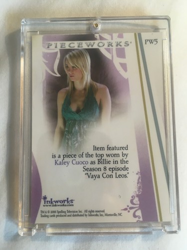 Kaley Cuoco Charme Billie Pieceworks Relic Inkworks Mint PW5 Big Bang Theory - Picture 2 of 2