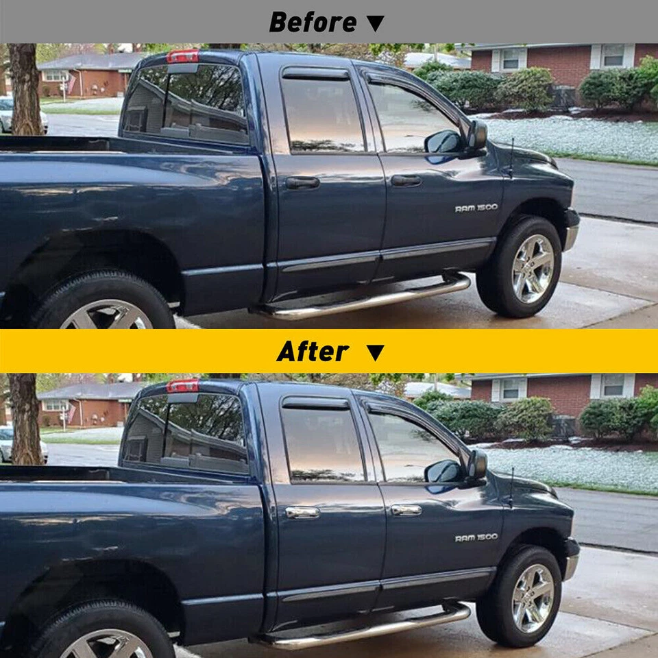 For 2002-08 Dodge Ram 1500 2500 3500 Chrome 4 Door Handle + Tailgate Covers US Foto 4 de 4