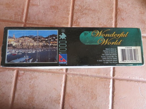 Sure-Lox Wonderful World 1000-teiliges Puzzle ""Côte d'Azur, Frankreich"" - NEU - Bild 5 von 6