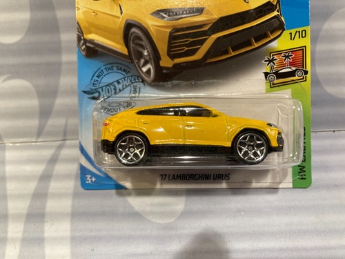 2020 HOT WHEELS ''HW EXOTICS'' #213 = `17 LAMBORGHINI URUS = YELLOW ,us - Picture 2 of 2
