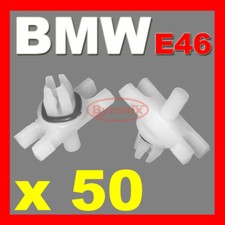 X50 BMW E46 ROOF STRIP TRIM CLIPS TOP DOOR MOULDING LEDGE RAIN GUTTER 3 series