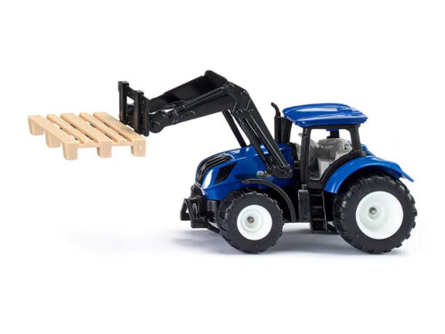 2023 New Holland T7.315 Tractor with Pallet Fork, Blue & Black Diecast Model ... - Picture 2 of 3