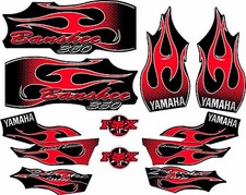 yamaha banshee full graphics kit 2006 ...THICK AND HIGH GLOSS