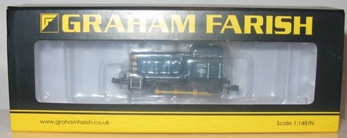 Graham Farish N 371-062 BR Blue + Wasp Stripes Class 03 Diesel Shunter 03066