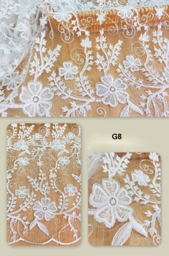 Abendkleid Spitze Stoff Pailletten Blüte Bestickt Braut Burda Schleier Tüll 1 - Bild 10 von 15
