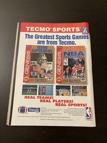 Sega Visions Video Game Magazine December / January 1994 Eternal Champions