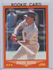 ROBERTO ALOMAR 1988 Score Traded ROOKIE CARD Baseball RC Padres BLUE JAYS HOFer!
