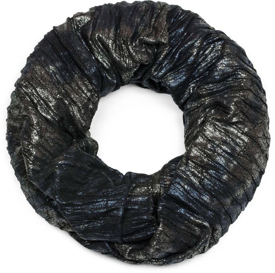 StyleBREAKER Loop Schal – Destroyed Vintage Look Mit Rissen & Fransen – Unisex – 80 Cm