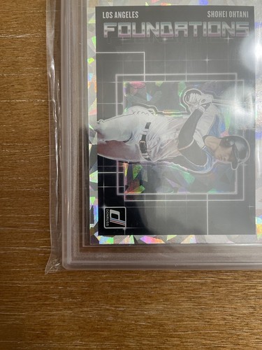 2018 Donruss Shohei Ohtani Foundations #F7 Crystals Gem Mint 10 Rookie Card RC - Picture 5 of 11