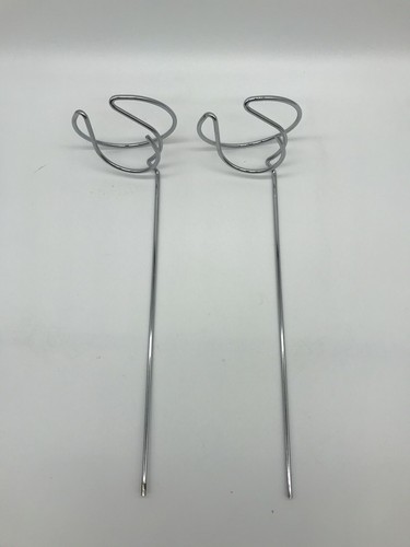 True Picnic Stix Wine Glass Champagne Flutes Metal Silver 2 Pack - Picture 3 of 3