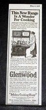1918 OLD MAGAZINE PRINT AD, WEIR GOLD MEDAL GLENWOOD STOVE, MAKES COOKING EASY!