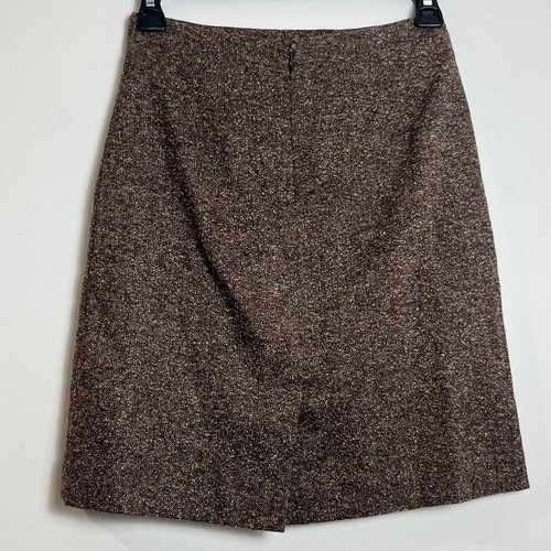 Casual Corner Annex Petite Suit Set Multi Brown Tweed Skirt 0P & Blazer 4P - Picture 10 of 14