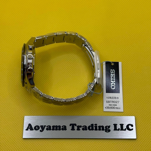 SEIKO Spirit SBTR027 Light Blue Stainless Chronograph Men's Watch New in Box 🔥 - Picture 8 of 23