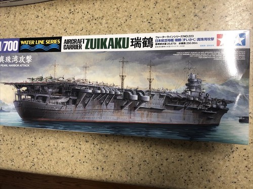 1/700 TAMIYA IJN AIRCRAFT CARRIER ZUIKAKU NO. 223 PLASTIC WATERLINE SHIP MODEL