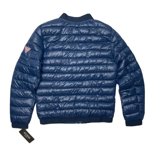 GUESS Mens Navy Blue Quilted Lightweight Puffer Size S Full Zip Jacket MSRP $195 - Bild 2 von 10