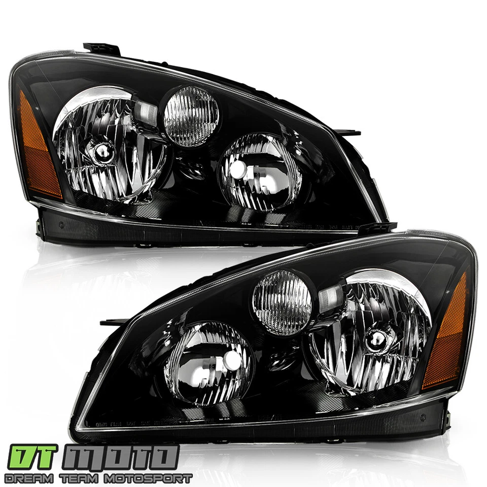 Faros halógenos de fábrica negros Altima 2005-2006 05-06 izquierda+derecha Foto 2 de 4