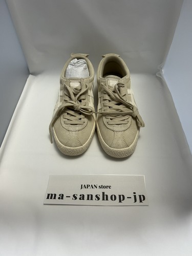 Onitsuka Tiger MEXICO DELEGATION suede Sneaker 1183B954 VANILLA GREEN BLACK - Picture 21 of 33