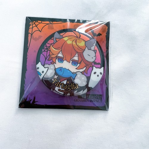 Mihoyo Genshin Impact Halloween Official Badge Pin Hoyoverse Tartag Xiao Hutao - Bild 7 von 14