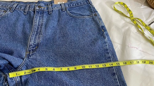 Carhartt Herren Denim Jeans 44X36 Traditional Straight Fit Tapered Leg Baumwolle Blau - Bild 5 von 9