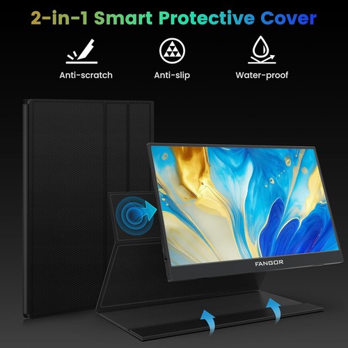 Fangor BX156 Ultra Slim Design 15.6 Inch FHD IPS Screen Portable Monitor New - Picture 13 of 14