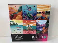 Buffalo Games Women's Green 1000 Piece Vacation Gift Jigsaw Puzzle O/S BHFO 6284