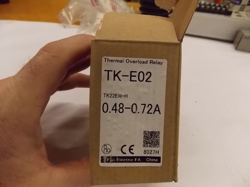New Fuji TK-E02-72 0.48-0.72A Thermal Overload Relay G4 - Picture 2 of 5