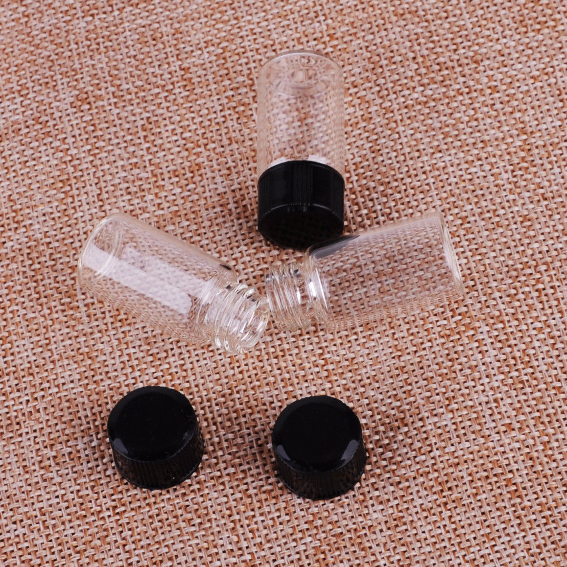 T.O.G. 20Pcs 3ml Glass Bottles Vials Screwcap For Essential Oils Serums - Foto 12