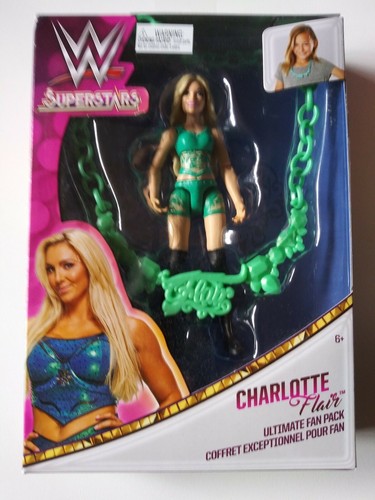 (2)Mattel W Superstars Sasha Banks & Charlotte Flair Ultimate Fan Pack Figurines - Picture 3 of 7