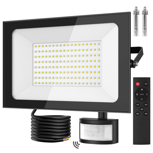 50W 150W LED Fluter mit Bewegungsmelder Fernbedienung Außenstrahler Scheinwerfer - Bild 5 von 41