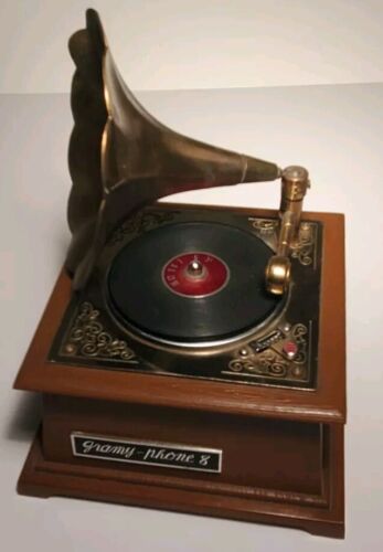 Vintage 1966 Gramy-Phone 8 Radio 517 Fonografo Corno Made Japan Non Funzionante - Foto 2 di 13