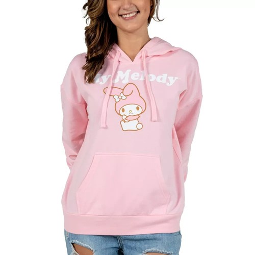Sanrio My Melody Juniors Cosplay Hooded Sweatshirt Large Pink - Picture 2 of 8