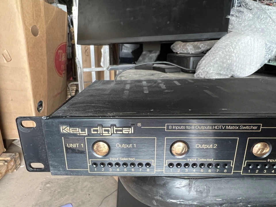 Key Digital KD-MSV8x8 Audio/ Video Matrix Switch Only Free Ship - Image 2 of 4
