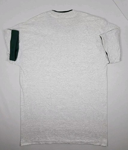 VTG LL Bean Hunting Shooting Shirt Mens Large Right Padded Shoulder Short Sleeve - Picture 9 of 17