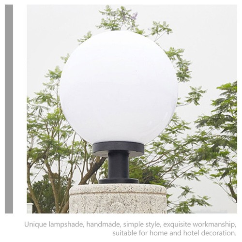 2 Count Garden Stigma Headlight Post Lights Outdoor Lamp Fixture - Picture 6 of 12