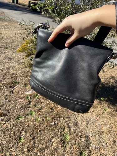 Coach Black Leather Crossbody Bag - Picture 9 of 14