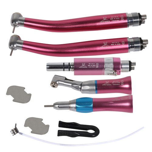 USA Dental Pana Max High low Speed Handpiece 4 Hole Air Turbine kit Pink - Picture 16 of 16