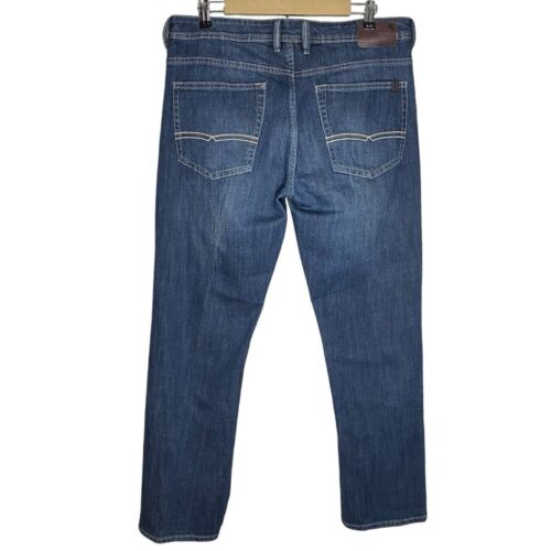 Pantalones de mezclilla Buffalo David Bitton para hombre 36x32 (etiqueta 34x32) Driven X básicos rectos elásticos - Imagen 2 de 13