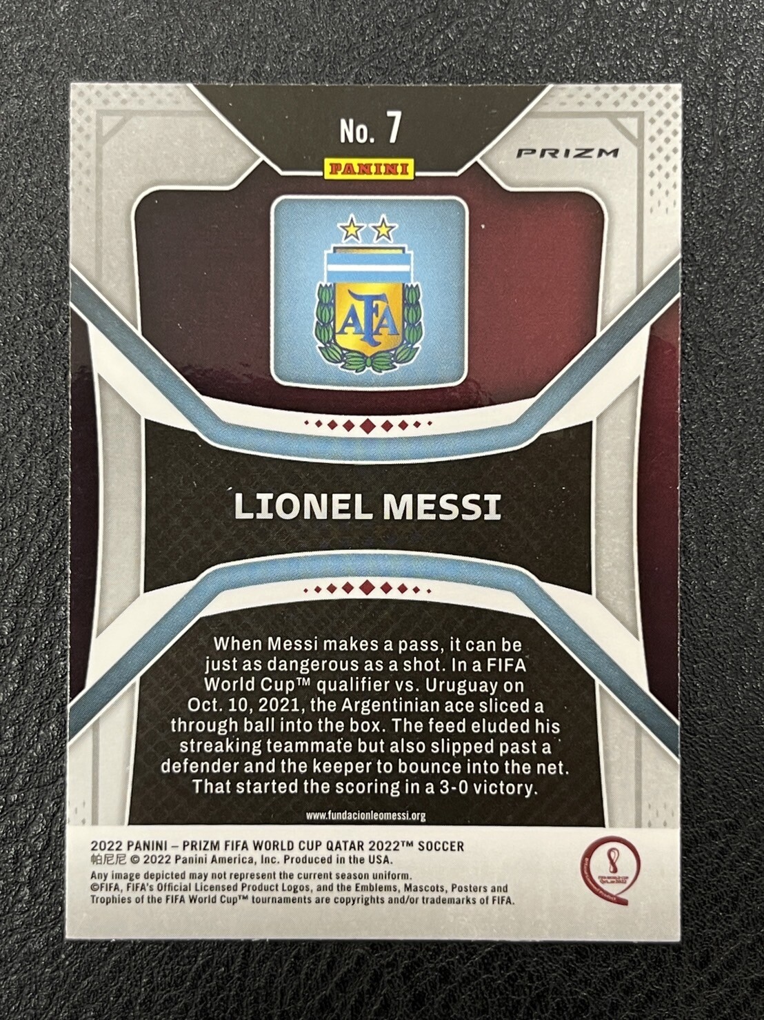 panini Qatar W杯 メッシ messi silver prizm 人気商品は haiphongdpi